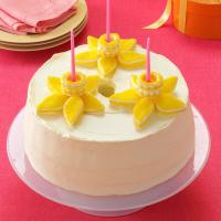 Lemony Daffodil Cake image