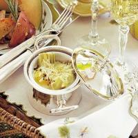 Baked Eggs with Artichokes and Parmesan_image