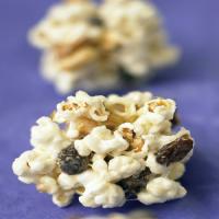 Popcorn Balls with Peanuts and Raisins image