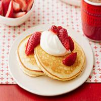 Strawberry Cheesecake Pancakes image
