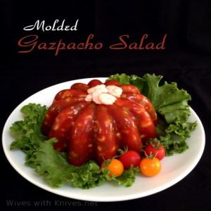 Molded Gazpacho Salad | Wives with Knives_image
