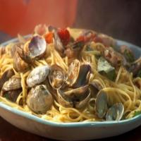Cherry Tomato Red Clam Sauce with Linguini image