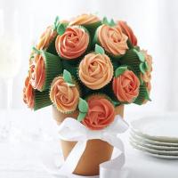 Orange & almond cupcakes image
