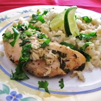 Slow Cooker Lime Chicken with Rice_image