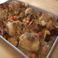 Chicken and Dressing Sheet Pan Supper_image