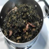 Slow cooked Collard and Mustard Greens_image