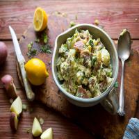 Mashed Potato Salad With Scallions and Herbs_image