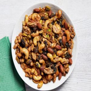 Mixed Masala Nuts with Raisins image