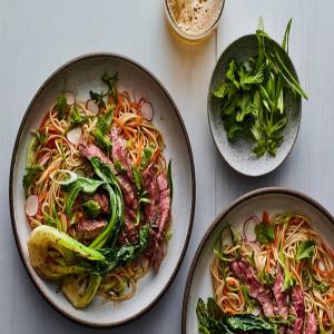 Soba Noodle and Steak Salad With Ginger-Lime Dressing Recipe_image