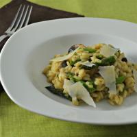 Asparagus and Morel Risotto_image