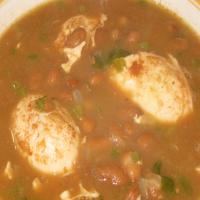 Sopa De Frijoles Con Huevos (Bean and Egg Soup) image