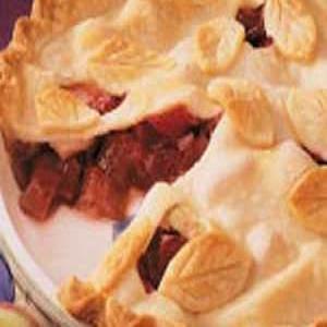 Granny's Rhubarb Pie Recipe_image
