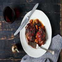 Fig-Braised Chicken with Spiced Walnuts image