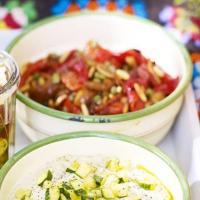 Roasted pepper salad with capers & pine nuts image