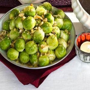 Crisp-topped sprouts image