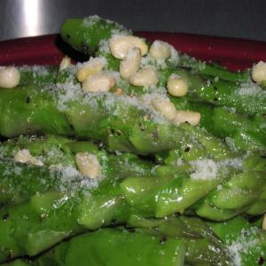 Asparagus With Pine Nuts image