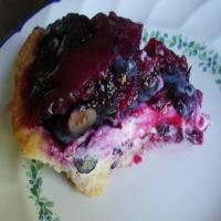 Blueberries Cream Cheese Pie image