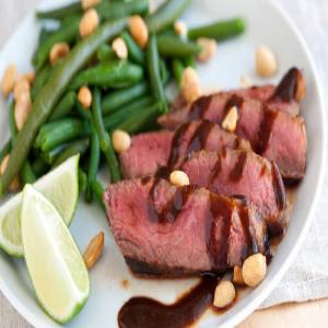 Sweet and Spicy Hoisin Steak with Green Beans_image