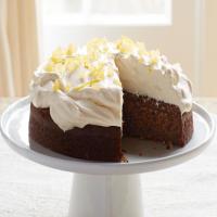 Lemon-Ginger Molasses Cake with Whipped Cream image