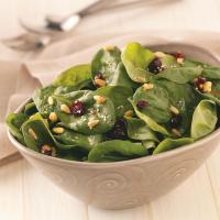 Curry-Cranberry Spinach Salad image