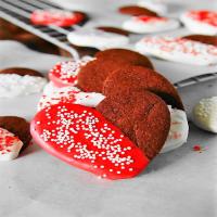Valentine Chocolate Sugar Cookies_image