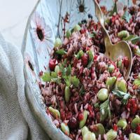 Wild-Rice and Lima-Bean Salad with Cranberry Relish_image