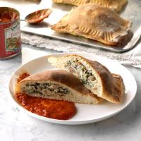 Sausage & Spinach Calzones image