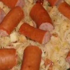 Sausage and Sauerkraut Supper image