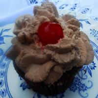 Mexican Hot Chocolate Cup Cakes With Cocoa Whipped Cream image