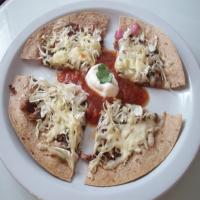 Healthy Mexican Tortilla Pizza image