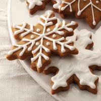 Gingerbread Snowflakes image
