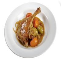 Braised Duck With Green Olives and Kumquats_image