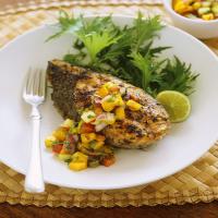 Grilled Cod Steaks with Mango Salsa_image