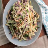 Chayote Slaw with Avocado and Cilantro Dressing image