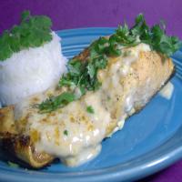 Salmon Cutlets With Yoghurt Sauce image