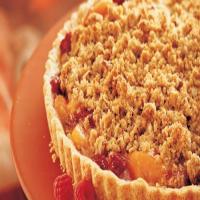 Peach-Raspberry Streusel Tart_image