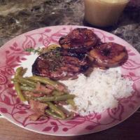Grilled Chicken With Balsamic Peach Marinade_image