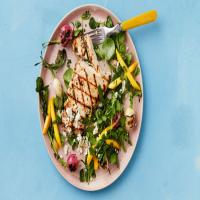 Grilled Chicken with Mango and Mint-Lime Dressing_image
