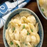 Mac and Cheese and Peas image