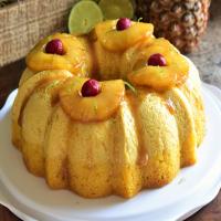 Pineapple-Lime Impossible Cake image