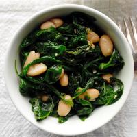 White Beans and Spinach image
