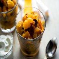 Dried Fruit Compote With Fresh Apple and Pear image