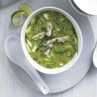 Thai green chicken soup image