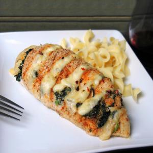 Hasselback Chicken -- Cajun With Pepper Jack & Spinach_image