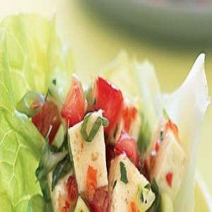 Spicy Lime and Herbed Tofu in Lettuce Cups_image