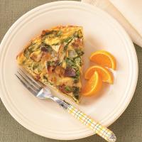 Spinach & Bacon Hash Brown Quiche image
