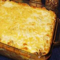 Layered Triple Cheese and Beef Casserole_image