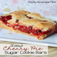Easy Cherry Pie Sugar Cookie Bars Recipe - (4.2/5)_image
