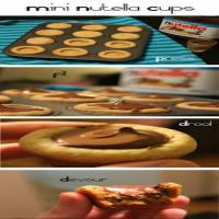 Mini nutella cookie cups Recipe - (4.5/5)_image