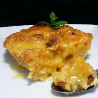 Panettone Bread Pudding with Spiced Orange Sauce_image